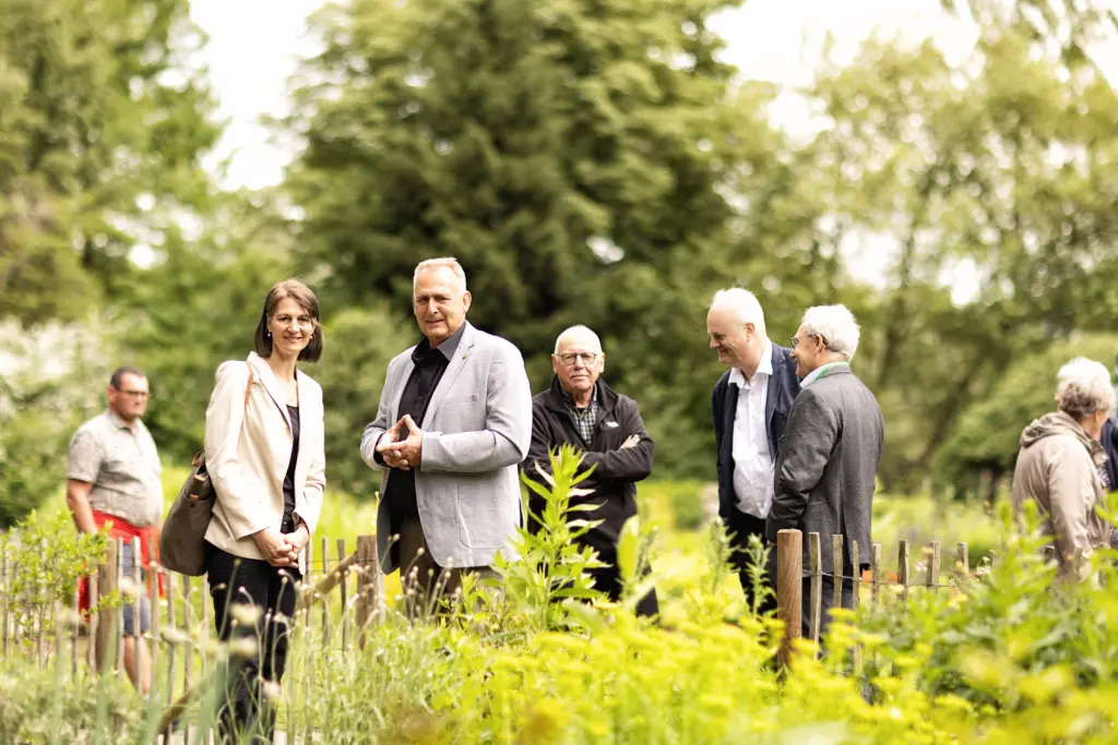 Tag des Gartens Im Gespräch mit Ministerin Staudte. Foto: C. Neupert, Alle Rechte LNG