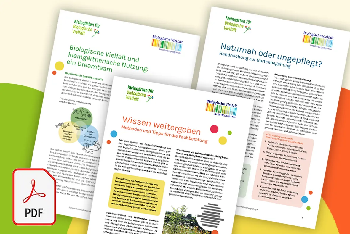 Handreichungen Kleingärten Biologische Vielfalt